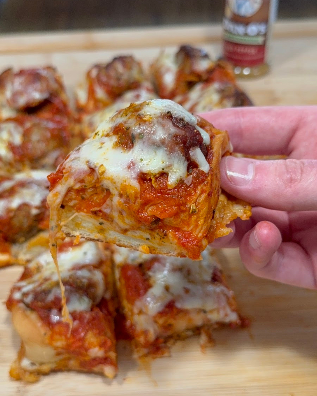 Meatball Pizza Bread