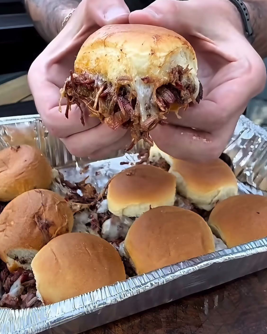 Pulled Beef Sliders
