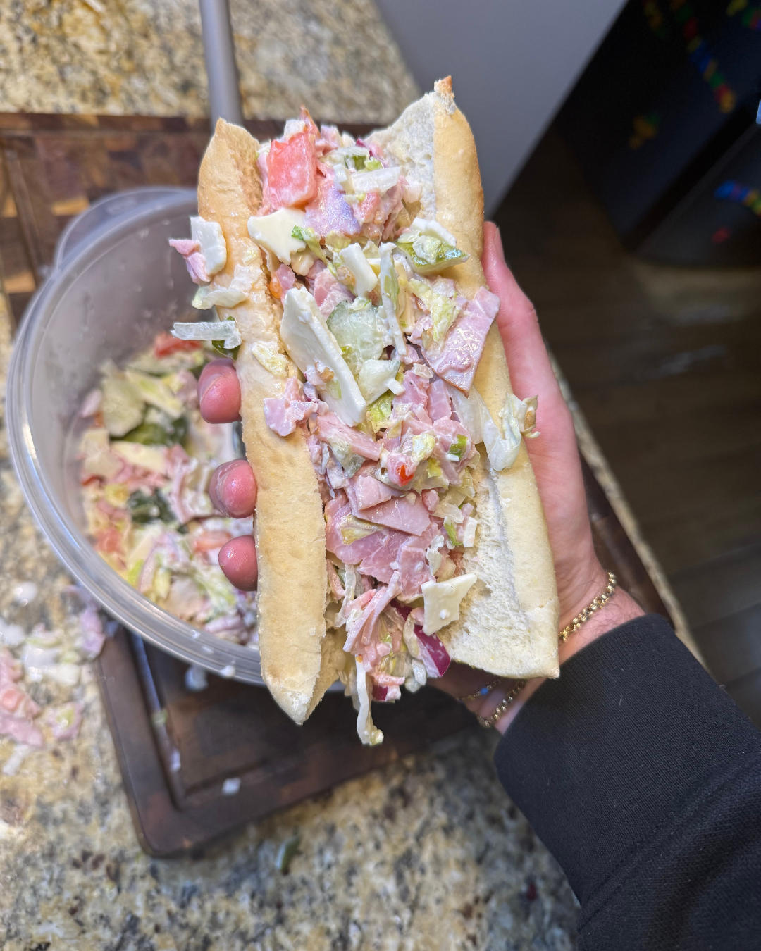 Chopped Ham and Cheese Sandwiches