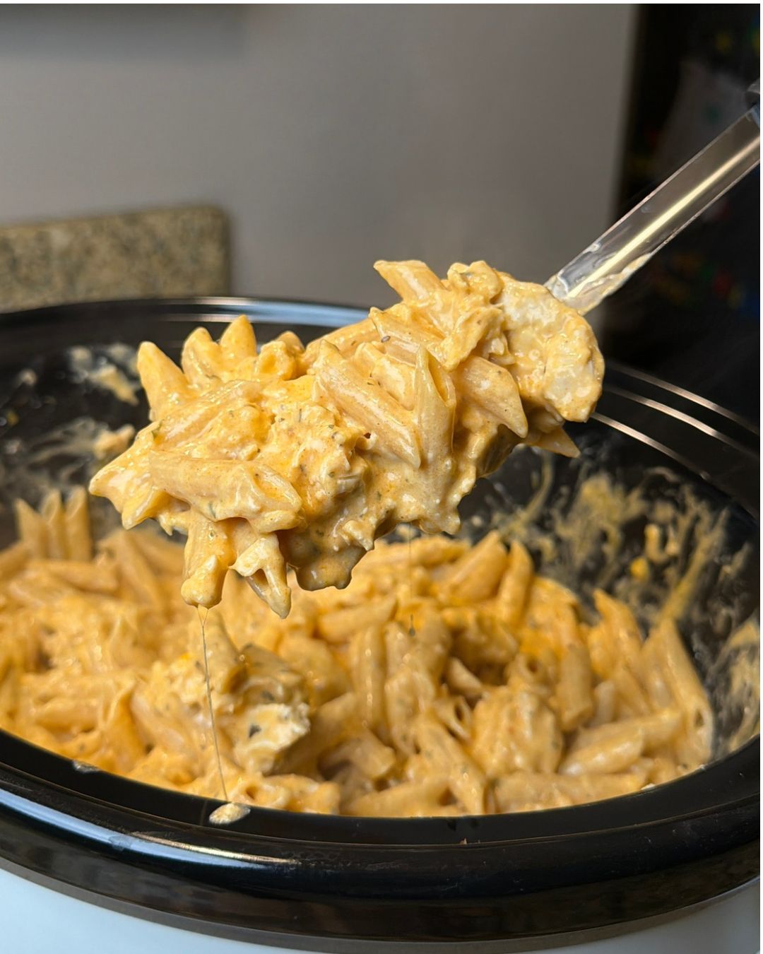 Slow Cooker Buffalo Chicken Pasta